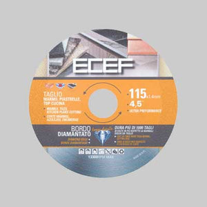 DISCO DIAMANTATO PER CERAMICA Ø 115 mm - ECEF