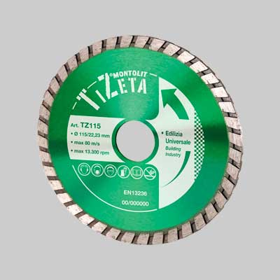 DISCO DIAMANTATO 'UNIVERSALE' MONTOLIT Ø 115 mm - BREVETTI MONTOLIT