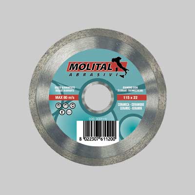 DISCO DIAMANTATO 'CERAMICA' MOLITAL Ø 115 mm - MOLITAL