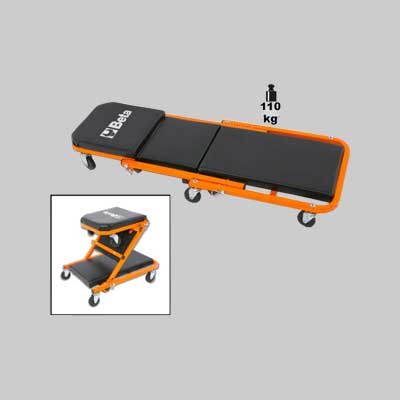 LETTINO SOTTOMACCHINA E SEGGIOLINO ART. 3002 BETA cm 40x103x10h - BETA