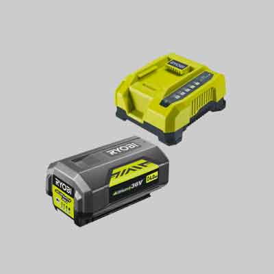 KIT ENERGY BATTERIA E CARICABATTERIA 'RY36BC60A-140' RYOBI 36V 4,0Ah - RYOBI