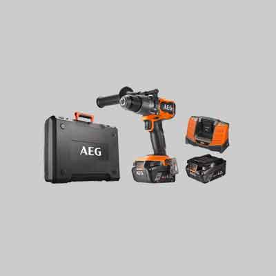 TRAPANO A PERCUSSIONE A BATTERIA 'BSB 18C3BL' AEG 18V 2,0/4,0 AH - AEG POWERTOOLS