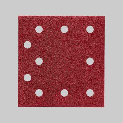 CARTA ABRASIVA CON VELCRO AEG Grana 80 - confezione 10 pezzi - AEG POWERTOOLS