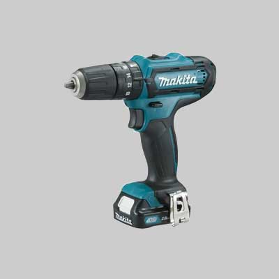 TRAPANO/AVVITATORE CON PERCUSSIONE A BATTERIA 'HP333DSAJ' MAKITA 12V 2,0Ah - MAKITA