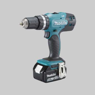 TRAPANO/AVVITATORE CON PERCUSSIONE A BATTERIA 'DHP453RFE' MAKITA 18V 3,0Ah - MAKITA