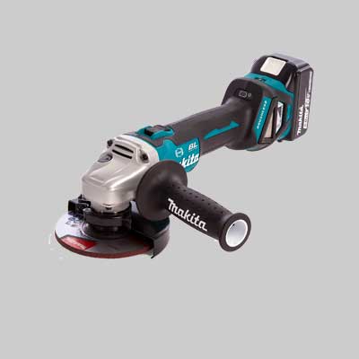 SMERIGLIATRICE ANGOLARE BRUSHLESS A BATTERIA 'DGA513RTJ' MAKITA 18V 5,0Ah - MAKITA