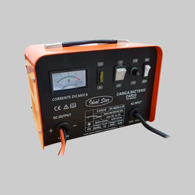 CARICABATTERIA 'CAR 20'  Tensione 12/24 V - CARDINALE