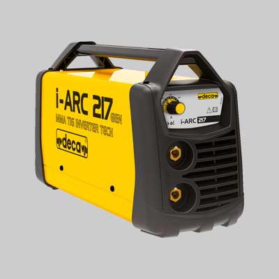 SALDATRICE AD ELETTRODO INVERTER 'I-ARC 217 GEN' Campo di regolazione: 10-170A - DECA