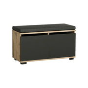 Mobile Portascarpe Delphin, Scarpiera 8 Paia, 80x35x42h cm Marrone Noce
