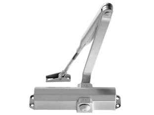 CHIUDIPORTA AEREO IS20 3711 ARGENTO  s/fermo, mm.205x53x46h. (371100003)    ISEO