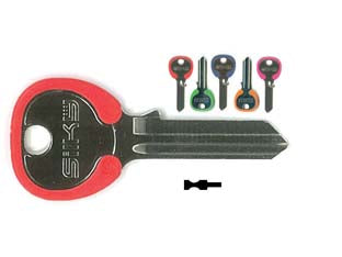 CHIAVI PER CILINDRI PREFER 5 SPINE GRANDI PF092DZ- - PF092DZ  silky 5 colori assortiti - 100 pezzi SILCA