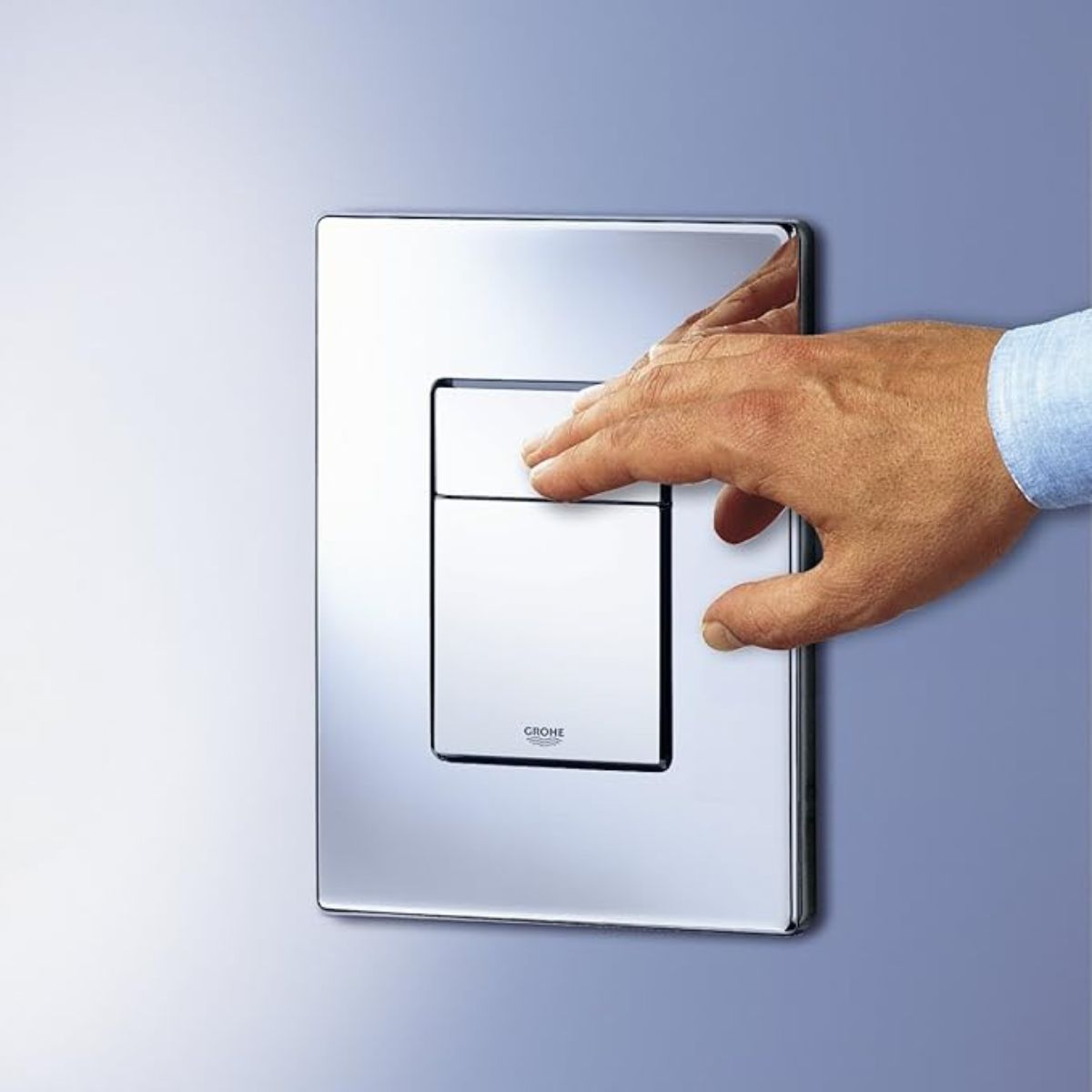 PLACCA 2 TASTI MODELLO SKATE COSMOPOLITAN CROMATA   GROHE S.P.A.