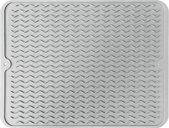 Siliconi afdruipmattone per cucina, 2 pezzi, 30x40cm e 40x50cm, antiscivolo, ecocompatibili, facile da pulire