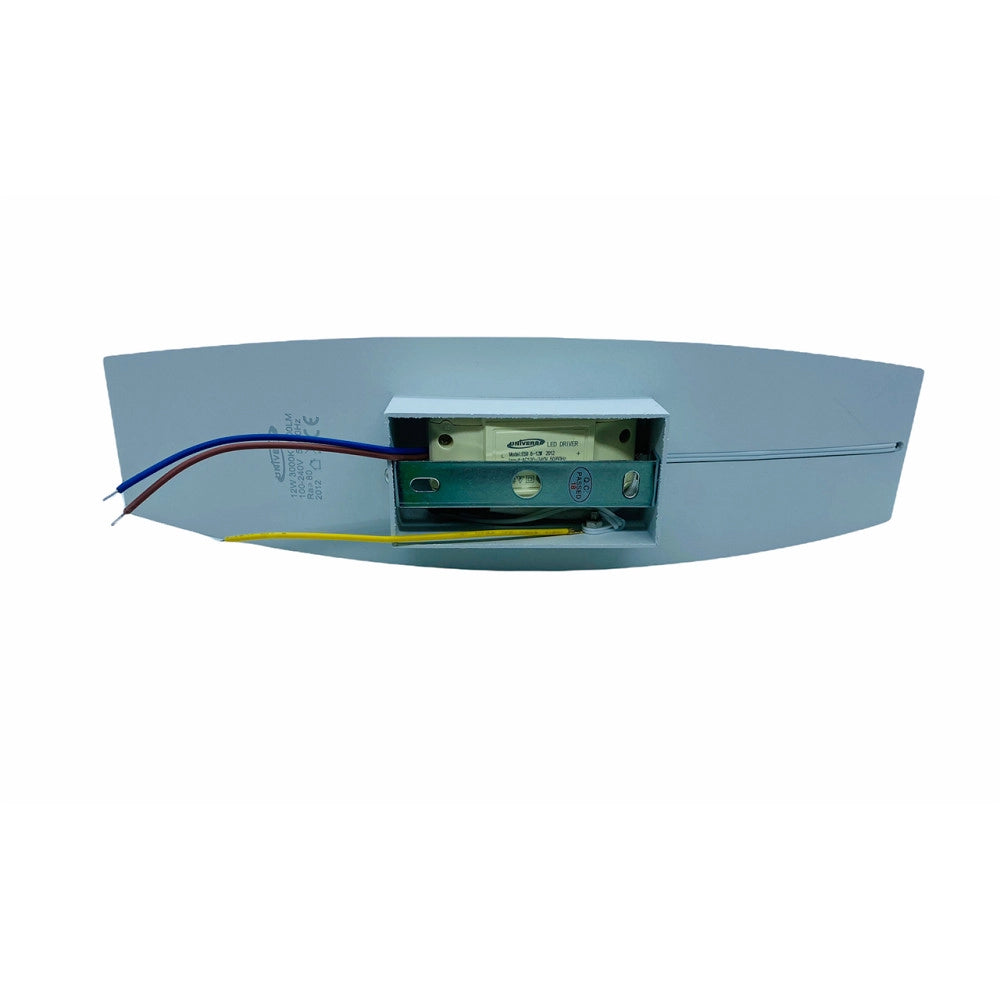 Trade Shop - Applique Lampada Da Parete Luce Led Moderna 12 Watt Luce 4000k 6500k 3000k E59-b -