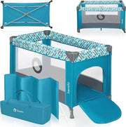 Letto Portatile e Box per Bambini fino a 3 Anni - Progettazione Sicura, Leggera e Respirante