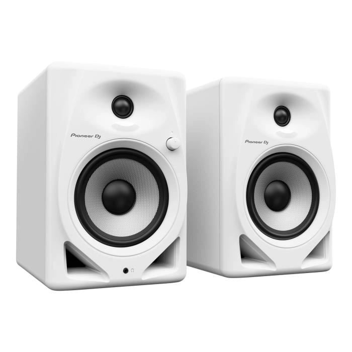 Coppia di altoparlanti monitor Pioneer DJ DM-50D-W - Bass Reflex - 2x25 W - Modalità DJ o Produzione - Bianco