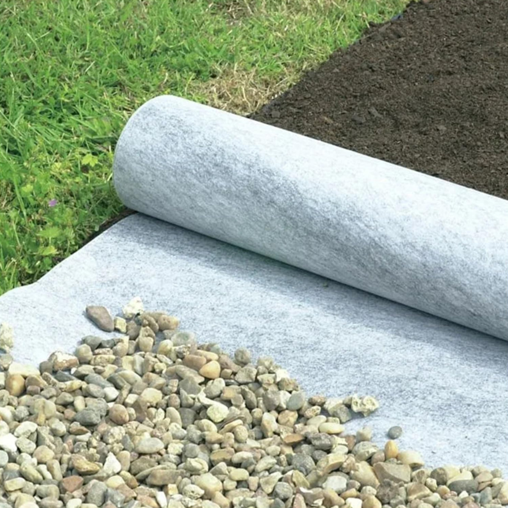 Rotolo prato erbabella 2 mt fili 25 mm + rotolo geotessuto tnt 1 m x 50 m 200 g