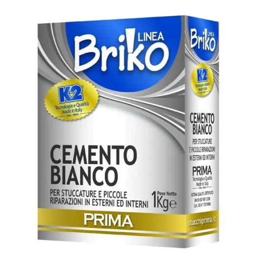 CEMENTO BIANCO PER STUCCARE 1 KG   PRIMA SRL