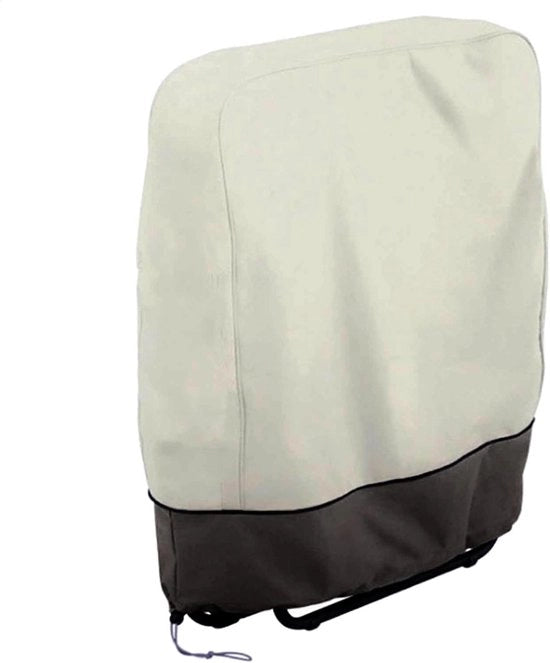 Ombrellone per sedia da giardino - Copertura per sedia da giardino Oxford - Impermeabile e protettivo dal sole - Stoffa impermeabile - Beige e marrone - Inclusa tasca di stoccaggio