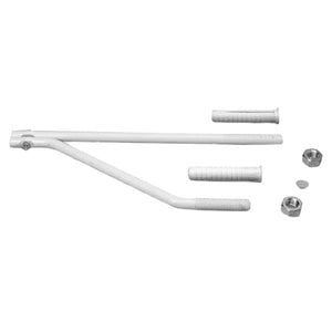 Mensola per lavatoio bianca  d 12x460 mm  Zanella