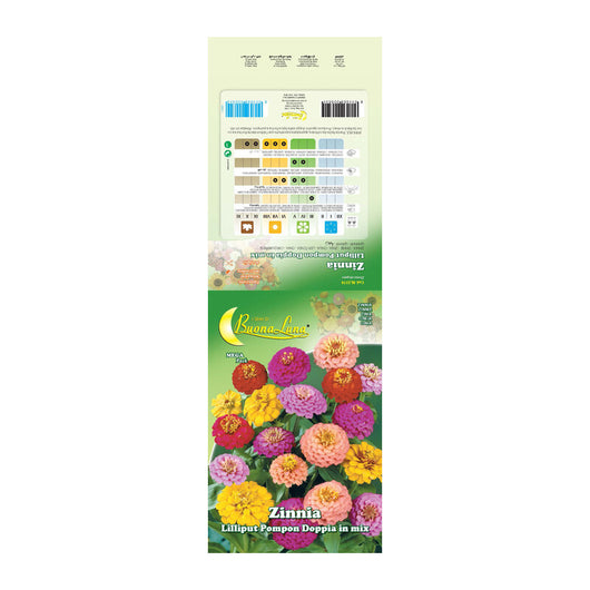 SEMI GARDEN ZINNIA LILLIPUT- 10,0 pz