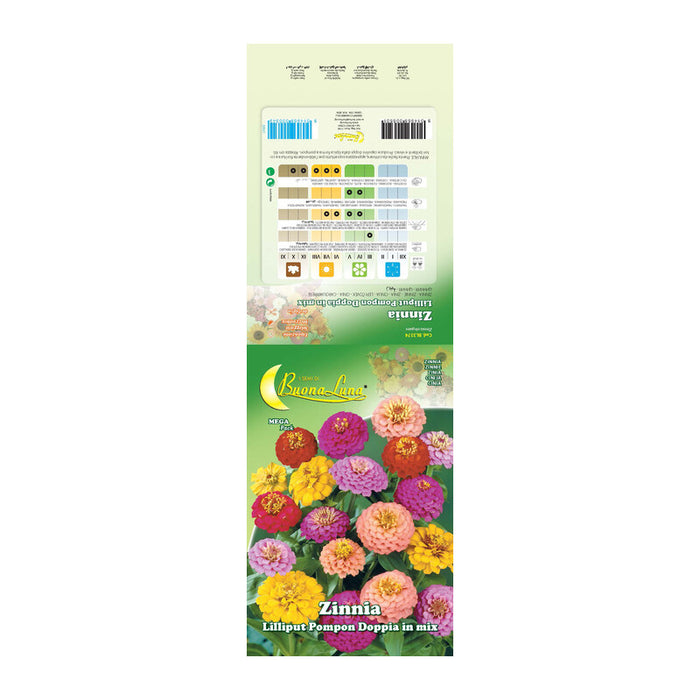 SEMI GARDEN ZINNIA LILLIPUT- 10,0 pz