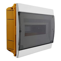 CENTRALINO DA INCASSO CON SPORTELLO FUME' IP40 SERIE ARREDO  mm.230x22x200h per 6/10 moduli  20W (970.08.B)    MARLANVIL