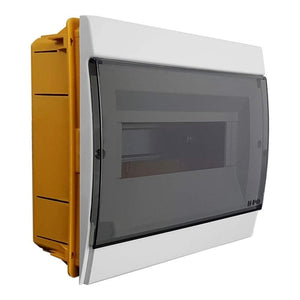 CENTRALINO DA INCASSO CON SPORTELLO FUME' IP40 SERIE ARREDO  mm.230x22x200h per 6/10 moduli  20W (970.08.B)    MARLANVIL