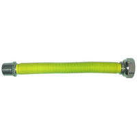 RACCORDO INOX ESTENSIBILE GAS 3/4 MF 200-400 GIALLO- 1,0 pz