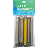 KIT RACCORDO INOX ESTENSIBILE 1/2 PER CALDAIA KIT 2- 1,0 pz