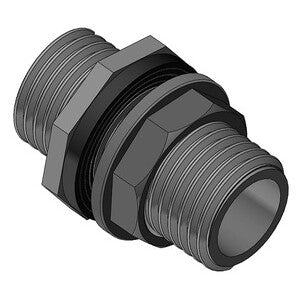 RACCORDO DIRITTO NYLON PER CASSONI FILETTATO  2- BUCCHI- 5,0 pz