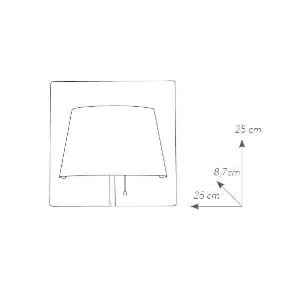 APPLIQUE DA PARETE A LED NERA CON PARALUME BIANCO 6W 4000K 540 LUMEN WHAROL FAN