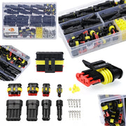 Set di Connettori Elettrici Ermetici – 352 Pezzi | Alta Qualità, IP67, 14A, 24V | Uso in Auto, Bus, Treni, Camion, Casa