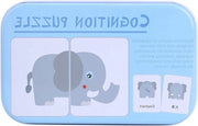 Carte da apprendimento per bambini con tema animali - Set di 16 carte da memoria per l'apprendimento precoce