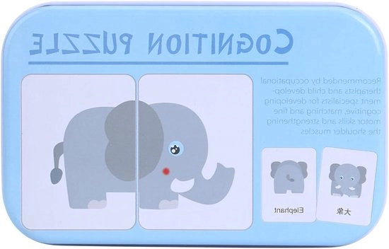Carte da apprendimento per bambini con tema animali - Set di 16 carte da memoria per l'apprendimento precoce