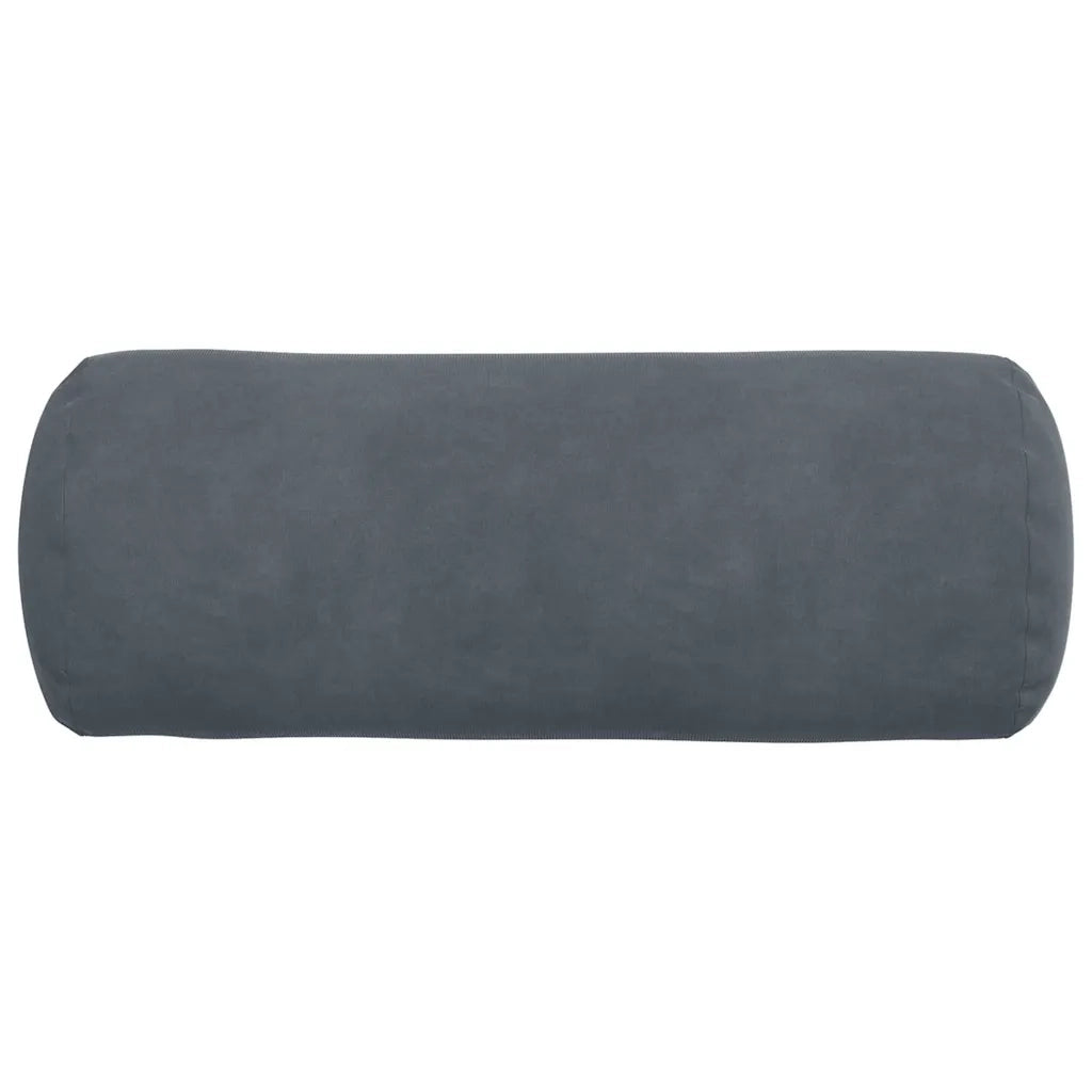 Cuscini a rullo 2 pcs Grigio scuro Ø 15 x 40 cm