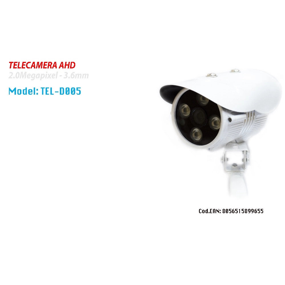 Trade Shop - Telecamera Ahd/cvi/tvi/cubs 3.6mm Videosorveglianza Impermeabile Maxtech Tel-d005 -