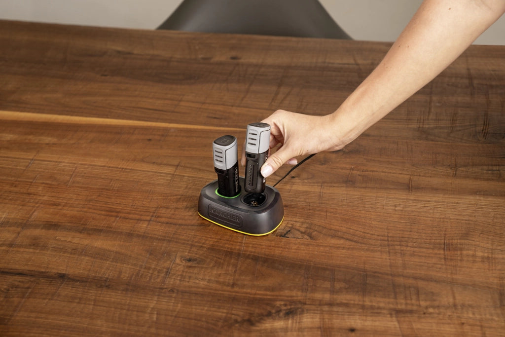 KARCHER Fast Charger Duo Battery Power 4 V - Piattaforma batteria: Piattaforma batteria a 4 V