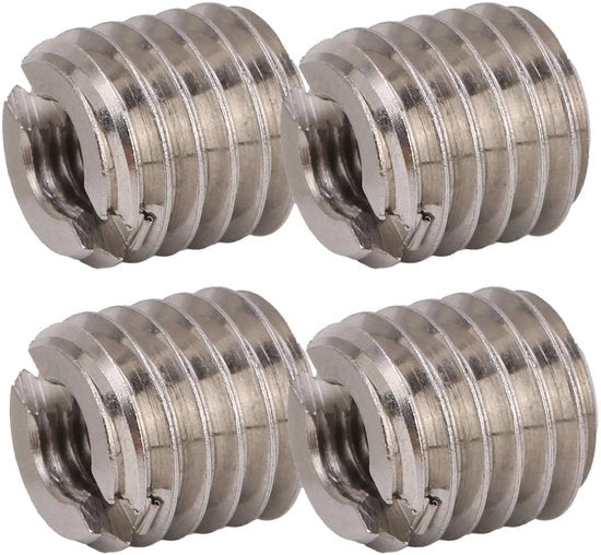 Set di 10 Stuvi per Fissaggio in Acciaio Inossidabile - M5x0,8 Mm/M10x1,5 Mm - 10 Mm di Lunghezza - Fissaggi con Boccole - Riparazione di Cavi - Bocchelli con Boccole