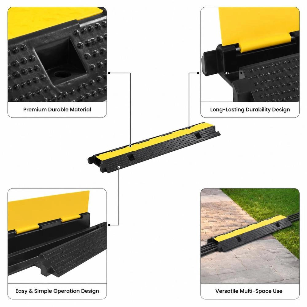 Cable Bridge 1 Channel Rubber 100 Cm