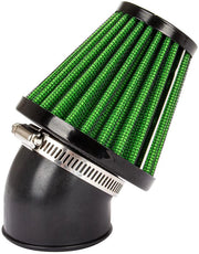 Filtro a cono 45 mm - filtro dell'aria - curva a 45 gradi - demontabile/lavabile - adatto per motocross/ATV - filtro in gomma di alta qualità