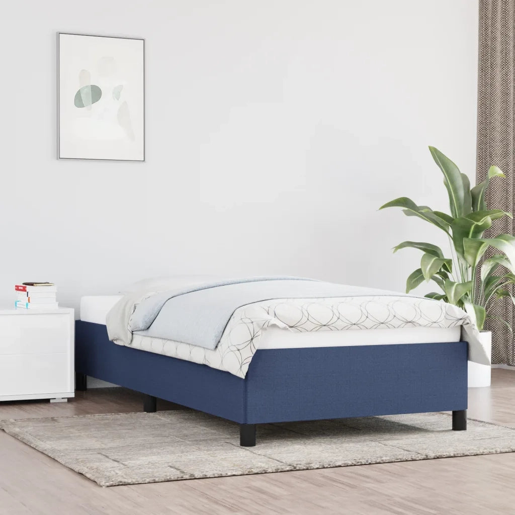 Giroletto senza Materasso-Struttura Letto Blu 80x200 cm in Tessuto 704183
