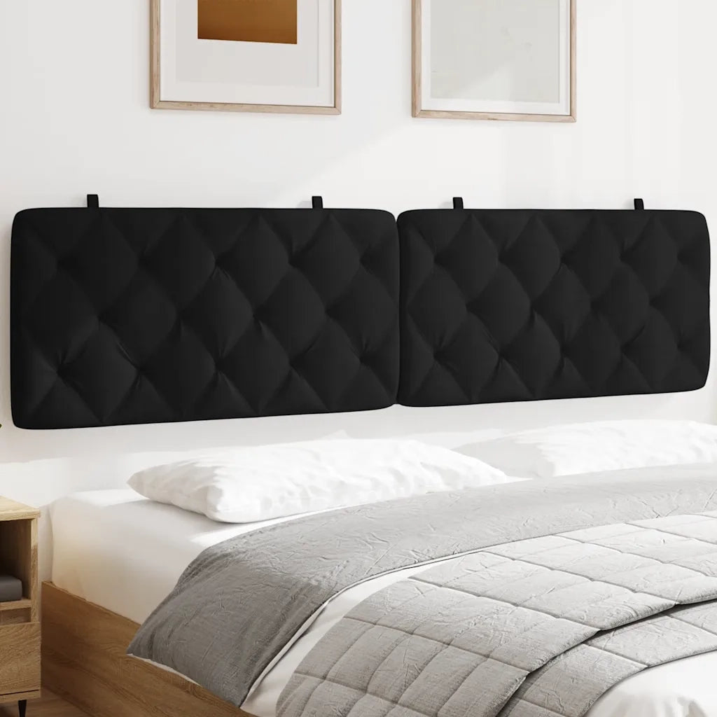 Cuscino Testiera Nero 200 cm in Velluto CFW3846651