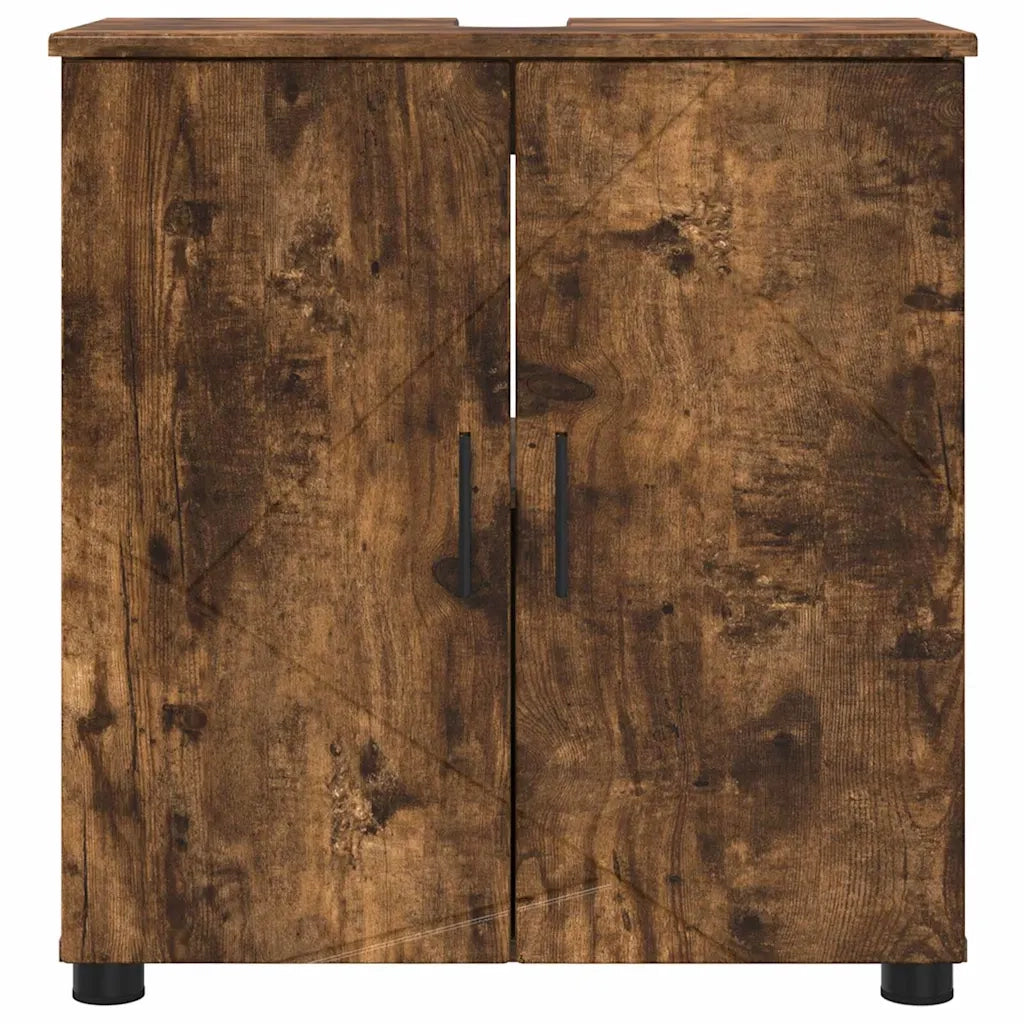 Mobile da Bagno con archiviazione Rovere fumé 61 x 35 x 64 cm