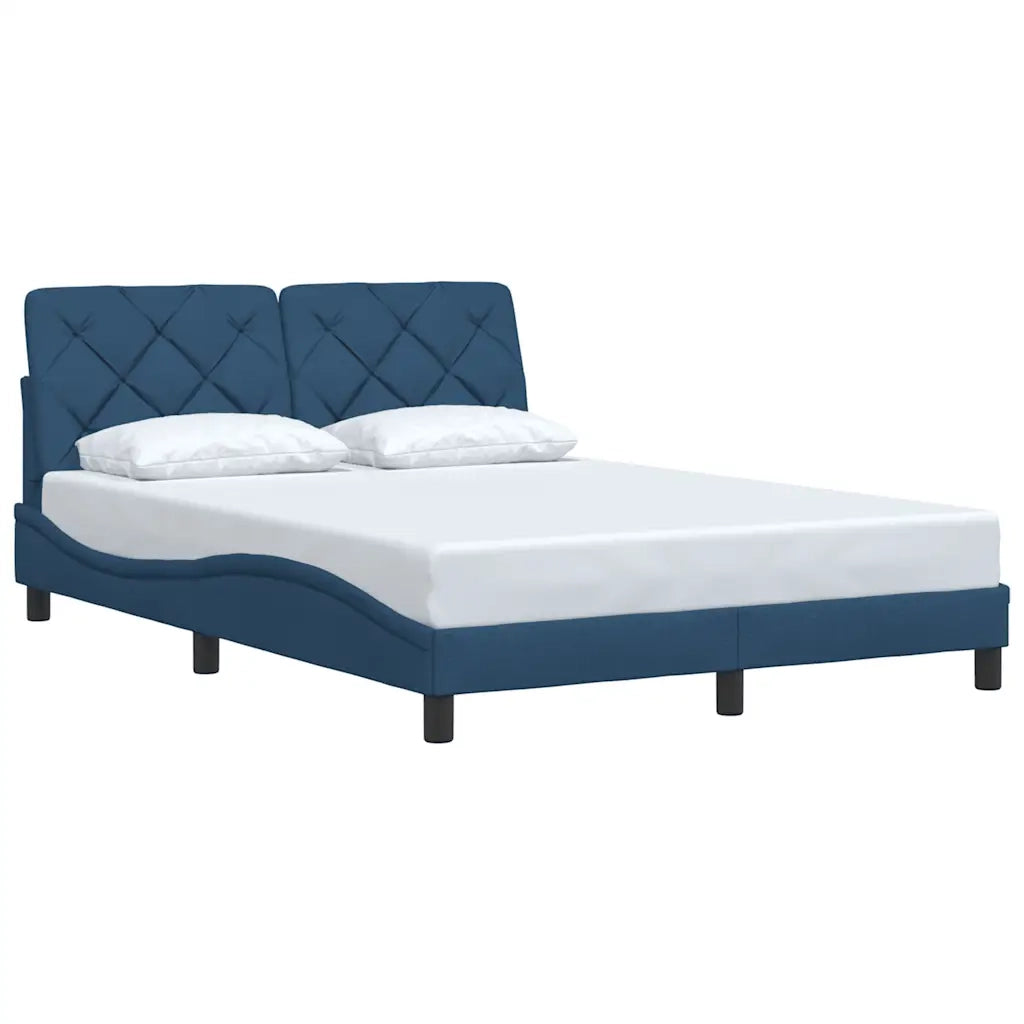 Giroletto senza Materasso Blu 140x190 cm in Tessuto 3310600