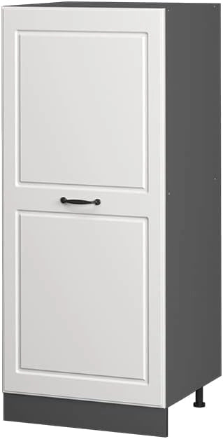 mobile cucina dispensa R-Line, Bianco casa di campagna, 60 cm, per la libera combinazione all'interno di sistemi cucina modulari