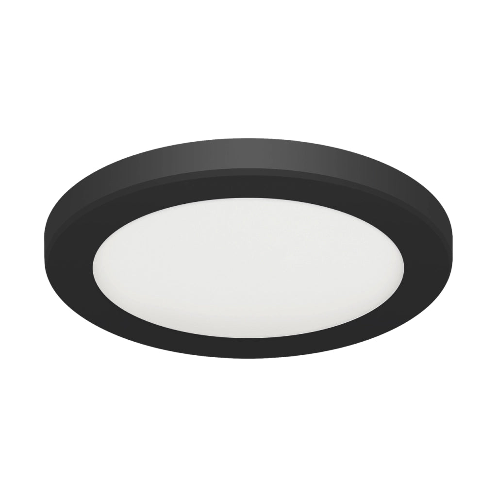 Plafoniera LED Struhm OLGA tonda 22cm nera 18W CCT