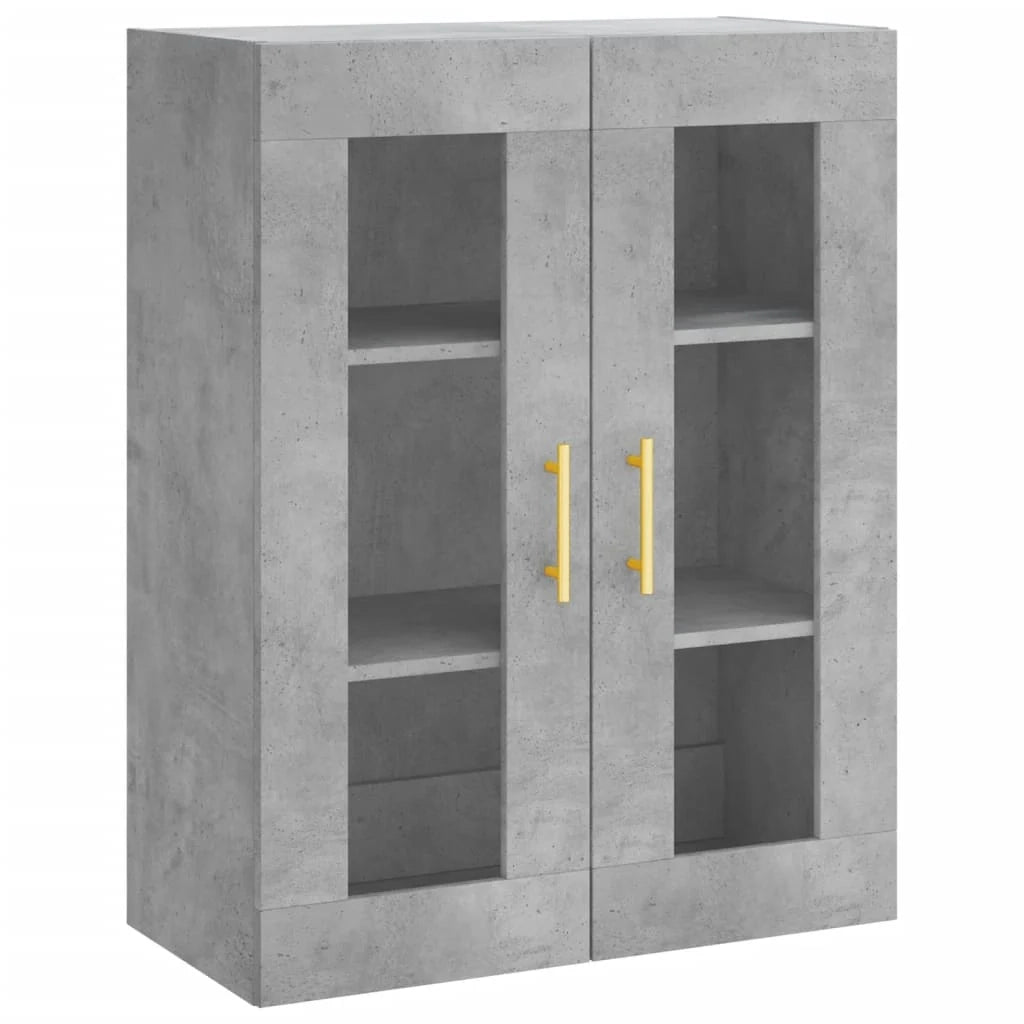 Buffet credenza cassettiera mobiletto mobile contenitore organizer cucina soggiorno salotto alto 69,5 x 34 x 180 cm legno ingegnerizzato grigio 02_0034629