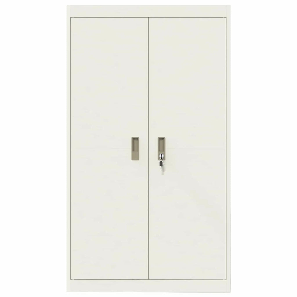 Armadio Bianco 80 x 40 x 140 cm Acciaio
