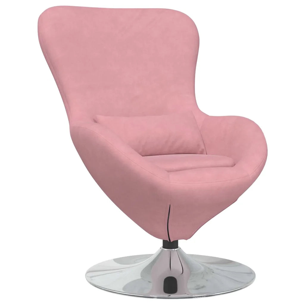 Divano Sedia-Poltrona uovo Rosa Velluto